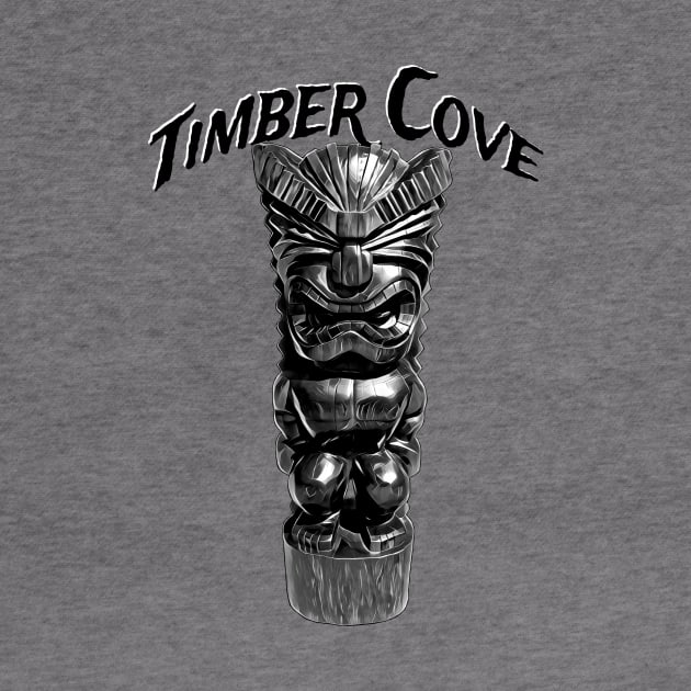 Timber Cove Tiki (on light color shirt) by Timber Cove